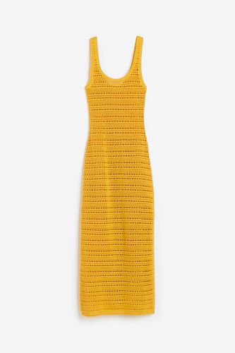 Kleid im Häkellook Gelb, Alltagskleider in Größe XL. Farbe: - H&M - Modalova