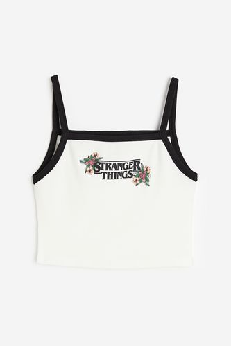 Trägertop mit Print Weiß/Stranger Things, T-Shirts & Tops in Größe 158/164. Farbe: - H&M - Modalova