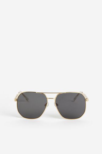Sonnenbrille Goldfarben, Sonnenbrillen in Größe Onesize. Farbe: - H&M - Modalova