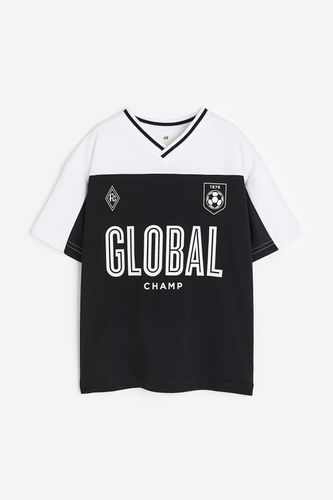 T-Shirt aus Mesh Schwarz/Global Champ, T-Shirts & Tops in Größe 92. Farbe: - H&M - Modalova