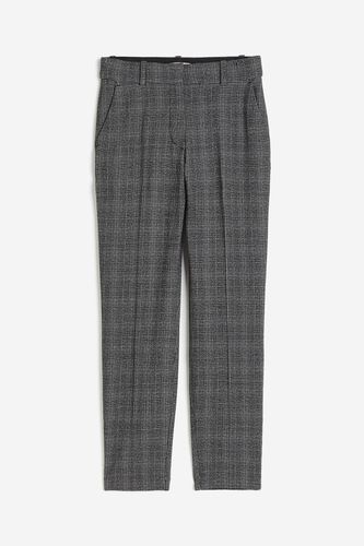 Slacks Grau/Kariert, Chinohosen in Größe 40. Farbe: - H&M - Modalova