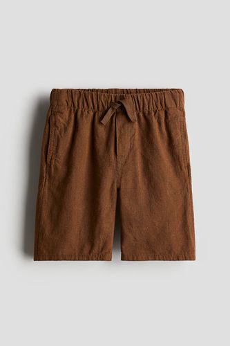 Pull-on-Shorts aus Leinenmix Braun in Größe 116. Farbe: - H&M - Modalova