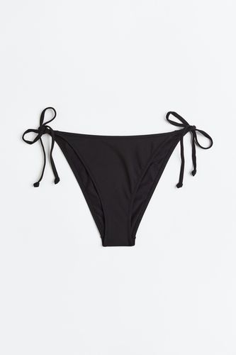 Tie-Tanga Bikinihose Schwarz, Bikini-Unterteil in Größe 32. Farbe: - H&M - Modalova