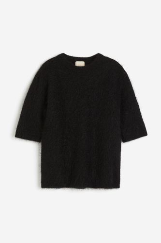 Pullover aus Mohairmix Schwarz, T-Shirt in Größe S. Farbe: - H&M - Modalova