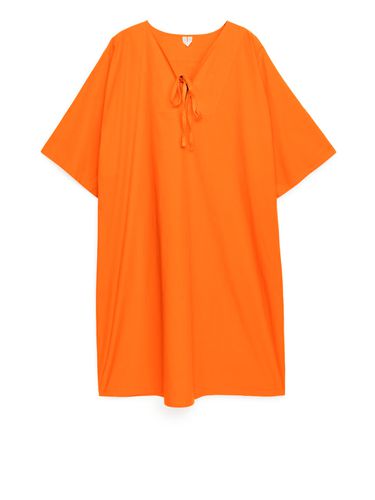 Legeres Tunikakleid aus Baumwolle Leuchtendes Orange, Alltagskleider in Größe 34. Farbe: - Arket - Modalova