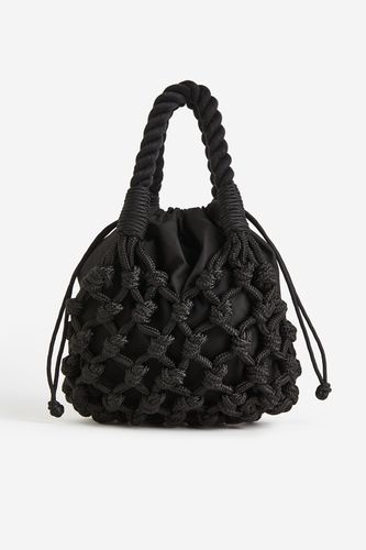 Kleine geknüpfte Pouch-Tasche Schwarz, Taschen mit Griff in Größe Onesize. Farbe: - H&M - Modalova