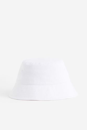 Bucket Hat aus Baumwolle Weiß, Hut in Größe S/56. Farbe: - H&M - Modalova