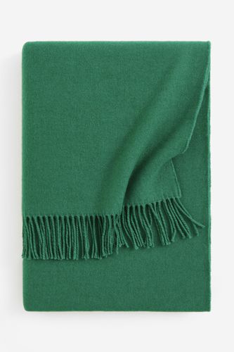 Plaid aus Wollmischung Grün, Decken in Größe 130x170 cm. Farbe: - H&m Home - Modalova
