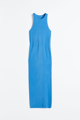 Geripptes, nahtloses Bodycon-Kleid Blau, Alltagskleider in Größe XL. Farbe: - H&M - Modalova