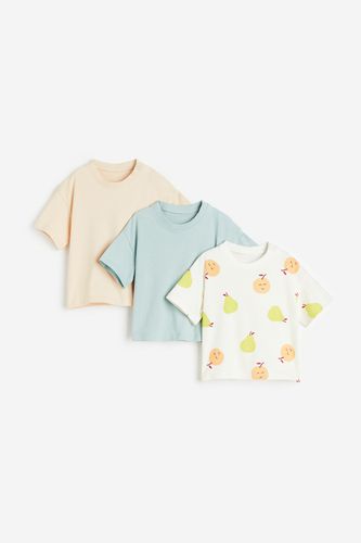 Er-Pack T-Shirts Weiß/Früchte, & Tops in Größe 68. Farbe: - H&M - Modalova
