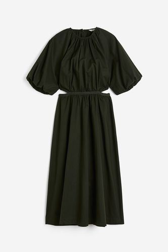 Kleid mit Cut-out Dunkelgrün, Alltagskleider in Größe M. Farbe: - H&M - Modalova
