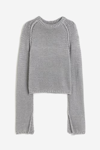 Pullover in Linksstrick Grau Größe S. Farbe: - H&M - Modalova
