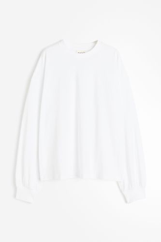 DryMove™ Sportshirt mit Langarm Weiß, Sport – T-Shirts in Größe S. Farbe: - H&M - Modalova