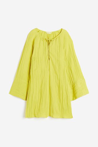 Tunikakleid aus Crinklestoff Gelb, Alltagskleider in Größe S. Farbe: - H&M - Modalova