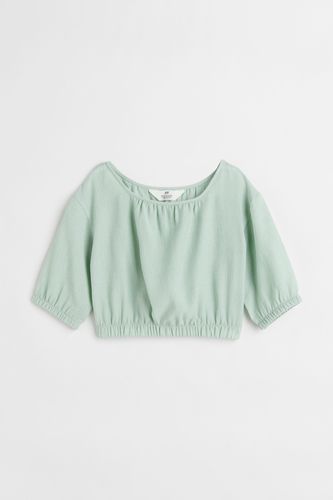 Shirt mit Puffärmeln Hellgrün, T-Shirts & Tops in Größe 158. Farbe: - H&M - Modalova