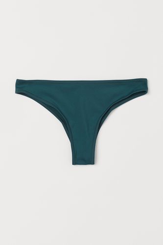 Bikinihose Brazilian Dunkelgrün, Bikini-Unterteil in Größe 48. Farbe: - H&M - Modalova