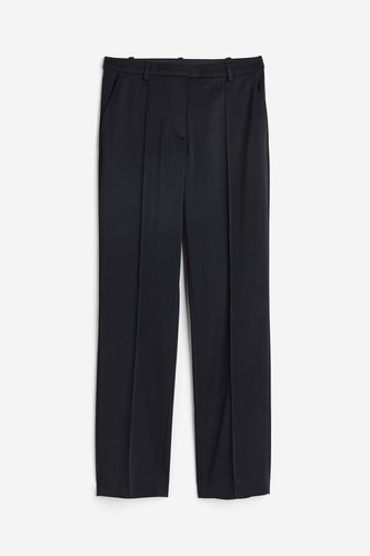 Satinhose Sim Fit Marineblau, Anzughosen in Größe 34. Farbe: - H&M - Modalova