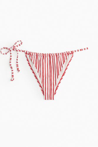 Bikinihose Tanga Rot/Gestreift, Bikini-Unterteil in Größe 36. Farbe: - H&M - Modalova