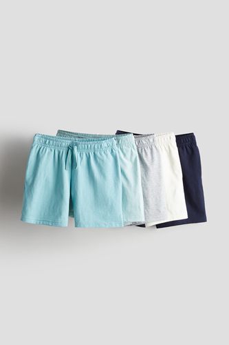 Er-Pack Shorts aus Baumwolljersey Helltürkis/Marineblau in Größe 134. Farbe: - H&M - Modalova