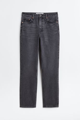 Slim High Ankle Jeans Dunkelgrau, Skinny in Größe 34. Farbe: - H&M - Modalova