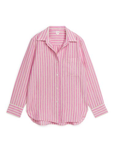 Leinenhemd Rosa gestreift, Freizeithemden in Größe 34. Farbe: - Arket - Modalova