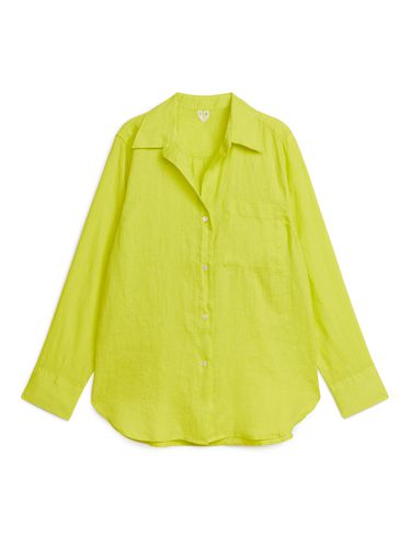 Leinenhemd Neongelb, Freizeithemden in Größe 34. Farbe: - Arket - Modalova