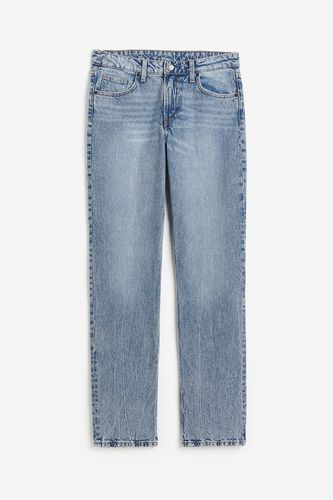 Straight Regular Jeans Helles Denimblau in Größe 46. Farbe: - H&M - Modalova