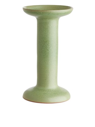 Kerzenständer aus Terrakotta, 15 cm Grün, & Kerzenhalter. Farbe: - Arket - Modalova