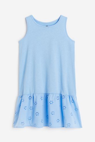 Baumwollkleid in A-Linie Hellblau, Kleider Größe 92. Farbe: - H&M - Modalova