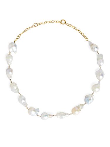 Halskette mit Süßwasserperlen Gold/Weiß, Halsketten in Größe Onesize. Farbe: - Arket - Modalova