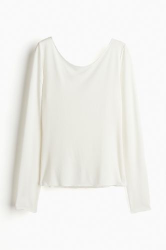 Shirt aus Lyocell Weiß, Tops in Größe S. Farbe: - H&M - Modalova