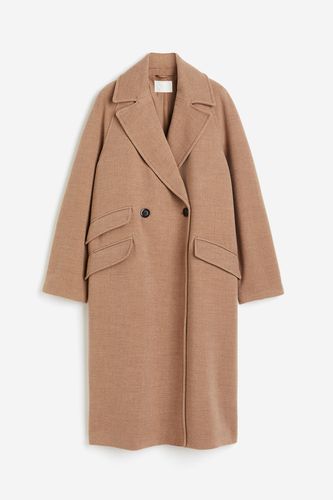 Zweireihiger Mantel Dunkelbeige, Mäntel in Größe L. Farbe: - H&M - Modalova