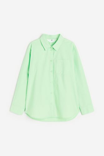 Bluse aus Baumwollpopeline Mintgrün, Hemden & Blusen in Größe 152. Farbe: - H&M - Modalova