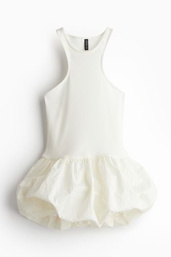 Ärmelloses Kleid mit Ballonrock Cremefarben, Party kleider in Größe M. Farbe: - H&M - Modalova