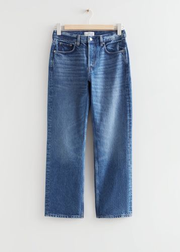 Jeans mit geradem Bein Blau, Straight in Größe 24/30. Farbe: - & Other Stories - Modalova