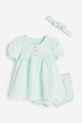 Teiliges Baumwollset Mintgrün, Kleidung Sets in Größe 98. Farbe: - H&M - Modalova