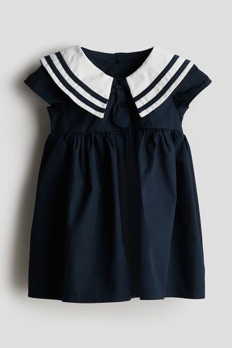 Matrosenkleid aus Baumwolle Marineblau, Kleider in Größe 74. Farbe: - H&M - Modalova