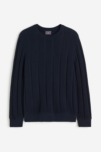 Pullover Slim Fit Marineblau in Größe L. Farbe: - H&M - Modalova