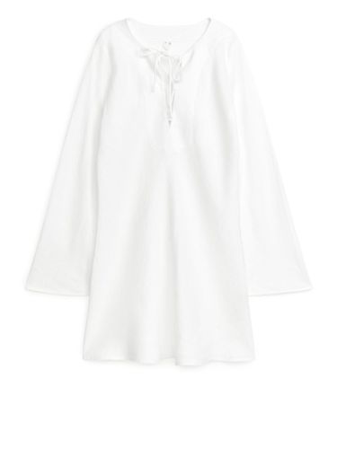 Minikleid aus Leinen Weiß, Alltagskleider in Größe 44. Farbe: - Arket - Modalova