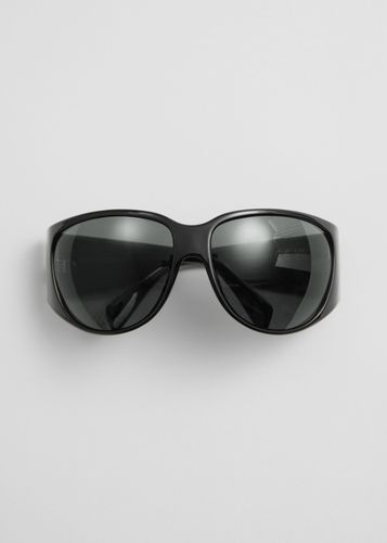 Runde Sonnenbrille Schwarz, Sonnenbrillen in Größe Onesize. Farbe: - & Other Stories - Modalova