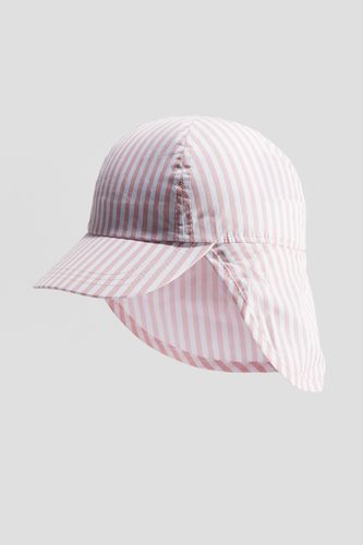 Panel-Cap aus Baumwolle Rosa/Weiß gestreift, Caps in Größe 74/80. Farbe: - H&M - Modalova