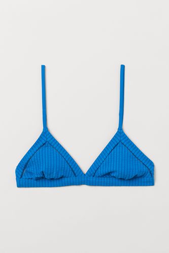 Triangel-Bikinitop Knallblau, Bikini-Oberteil in Größe 50. Farbe: - H&M - Modalova