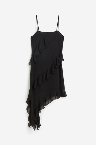 Asymmetrisches Kleid mit Volants Schwarz, Party kleider in Größe S. Farbe: - H&M - Modalova