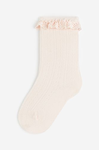 Kniestrümpfe Puderrosa, Socken in Größe 16/18. Farbe: - H&M - Modalova