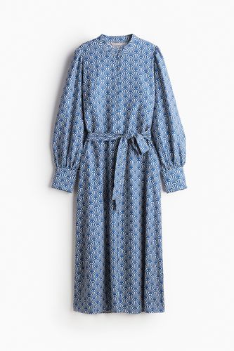 Kleid in A-Linie Blau/Gemustert, Alltagskleider Größe M. Farbe: - H&M - Modalova