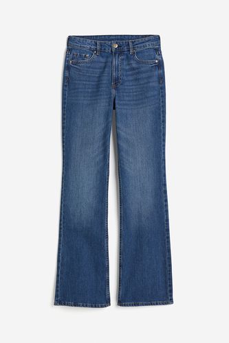 Bootcut High Jeans Denimblau, Straight in Größe 36. Farbe: - H&M - Modalova