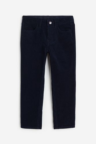 Cordhose Slim Fit Marineblau, Hosen in Größe 110. Farbe: - H&M - Modalova