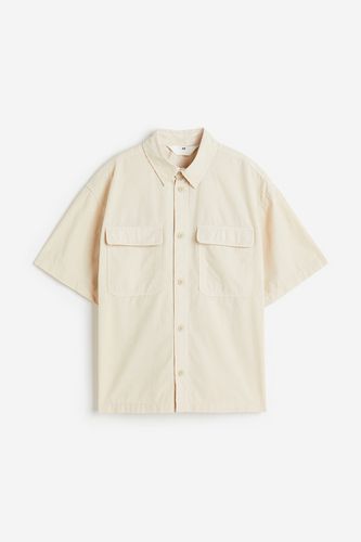 Kurzarmhemd Hellbeige, Hemden & Blusen in Größe 164. Farbe: - H&M - Modalova