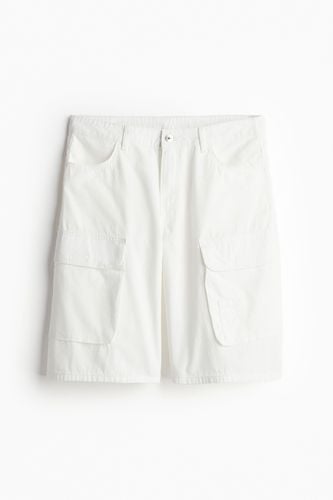 Cargo-Shorts aus Canvas Cremefarben in Größe 40. Farbe: - H&M - Modalova