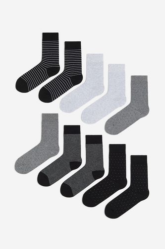 Er-Pack Socken Grau/Hellgrau/Schwarz in Größe 37/39. Farbe: - H&M - Modalova